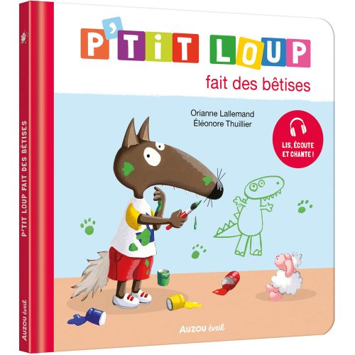 P'tit Loup fait des bêtises MULTICOLORE Auzou