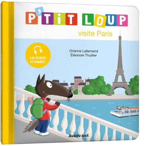 Livre P'tit loup visite paris MULTICOLORE Auzou