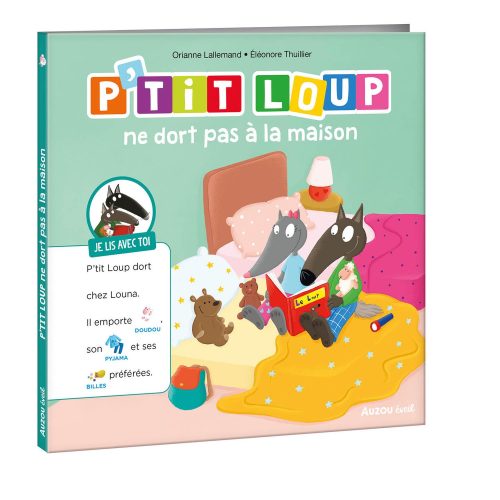 Livre P'tit loup ne dort pas à la maison MULTICOLORE Auzou