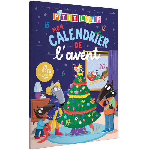 Livre P'tit Loup Mon calendrier de l'avent 2024 MULTICOLORE Auzou