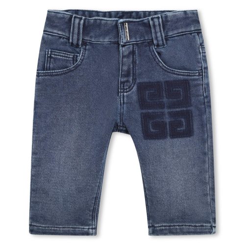 GIVENCHY Pantalon denim ajustable GARCON 12M Bleu