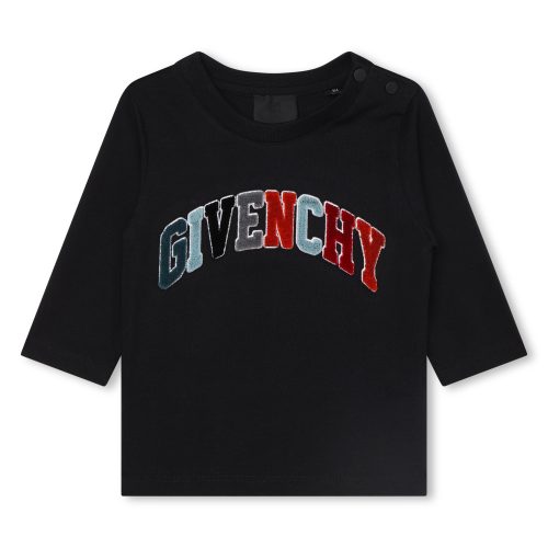 GIVENCHY T-shirt à manches longues GARCON 18M Noir