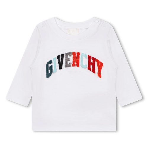GIVENCHY T-shirt à manches longues GARCON 18M Blanc
