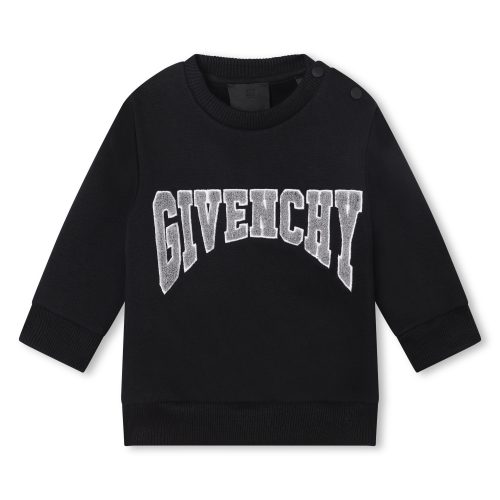 GIVENCHY Sweat-shirt molletonné GARCON 12M Noir