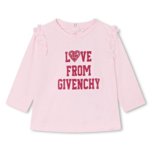 GIVENCHY T-shirt à manches longues FILLE 18M Rose