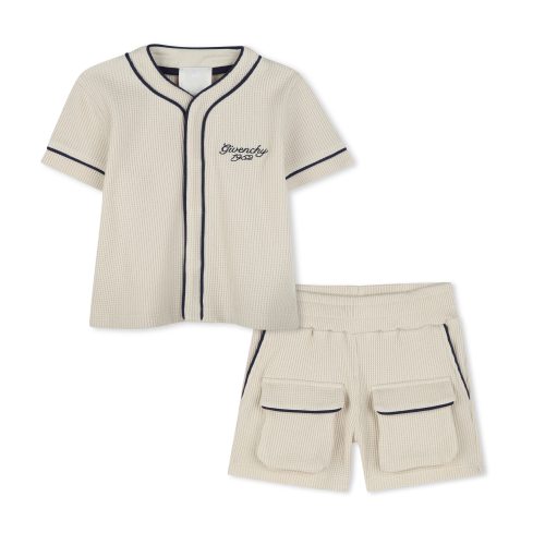 GIVENCHY Ensemble T-shirt et short GARCON 18M Beige