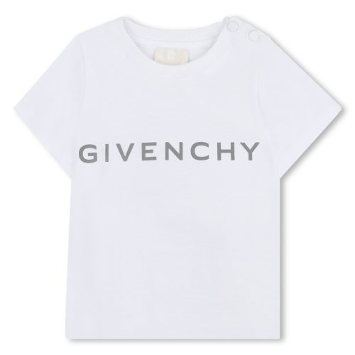 GIVENCHY T-shirt à manches courtes GARCON 18M Blanc