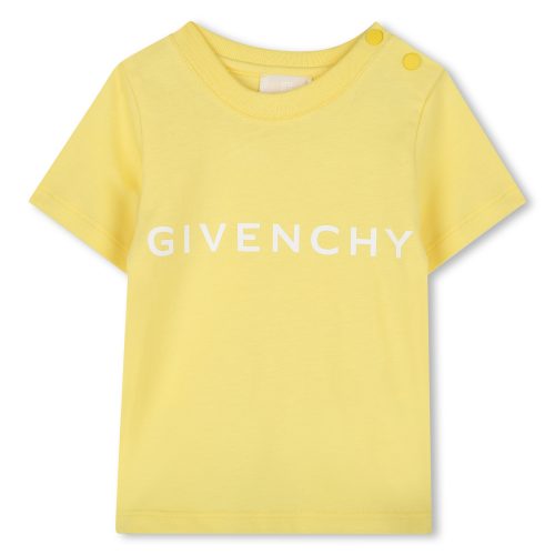 GIVENCHY T-shirt à manches courtes GARCON 18M Jaune