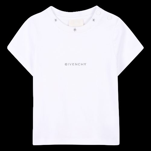 GIVENCHY T-shirt à manches courtes GARCON 18M Blanc