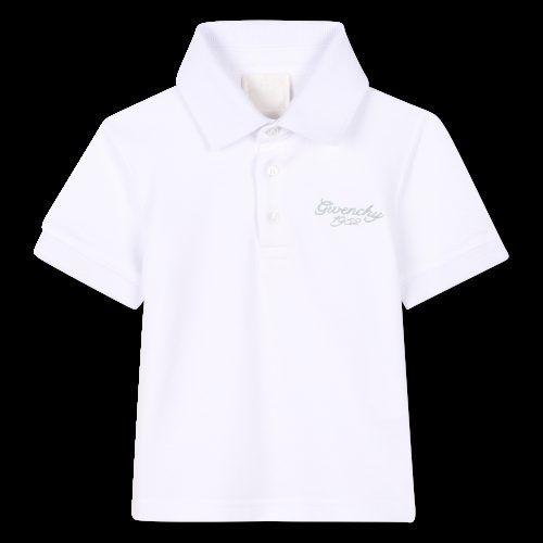 GIVENCHY Polo à manches courtes GARCON 18M Blanc