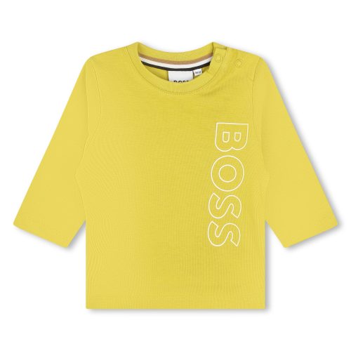 BOSS T-shirt avec sigle GARCON 9M Vert
