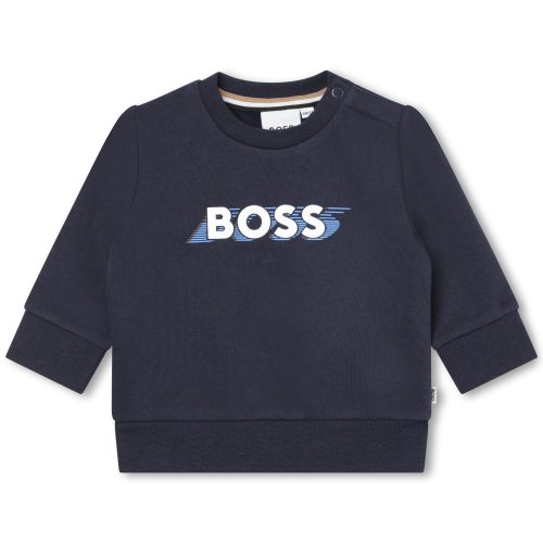BOSS Sweat-shirt en molleton GARCON 6M Bleu