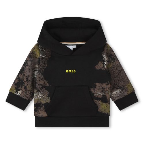 BOSS Sweat-shirt à capuche GARCON 18M Noir