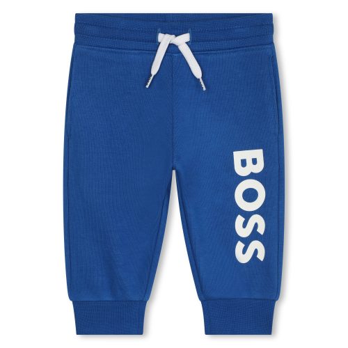 BOSS Pantalon jogging en molleton GARCON 9M Bleu