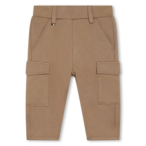 BOSS Pantalon avec poches à rabat GARCON 18M Marron