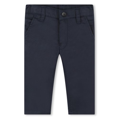 BOSS Pantalon uni en sergé GARCON 18M Bleu