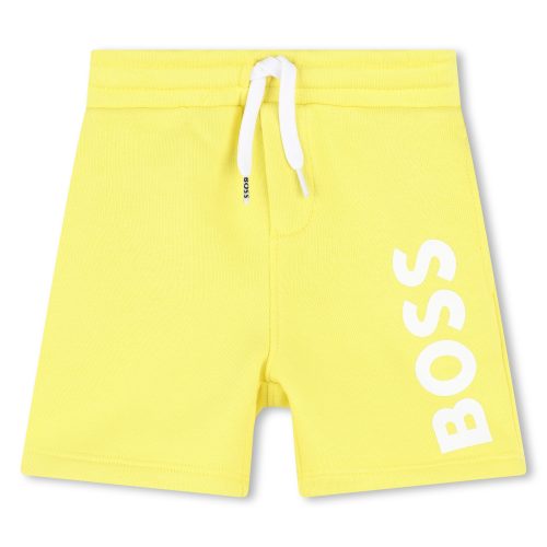 BOSS Bermuda en molleton avec sigle GARCON 18M Jaune