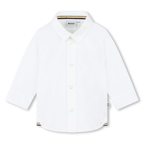 BOSS Chemise  uni GARCON 2A Blanc