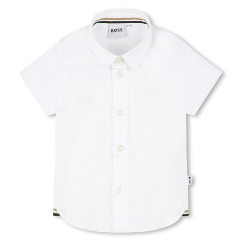 BOSS Chemise uni GARCON 18M Blanc
