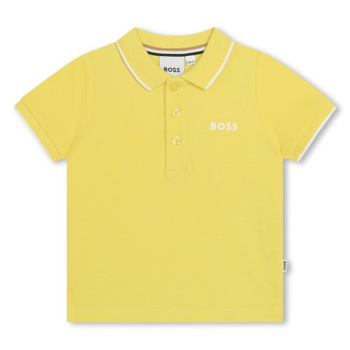 BOSS Polo manches courtes GARCON 18M Jaune