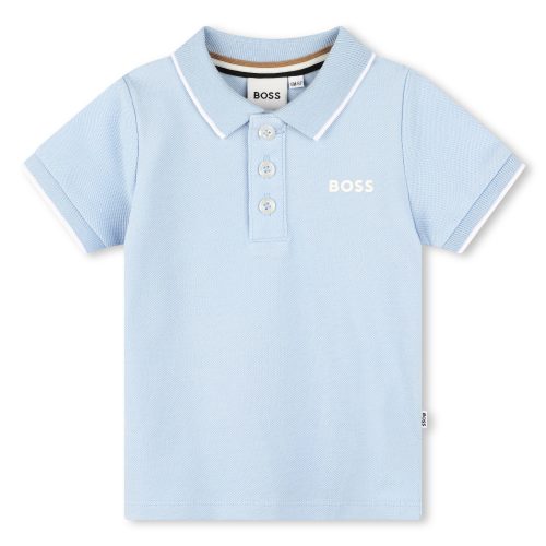 BOSS Polo manches courtes GARCON 12M Bleu