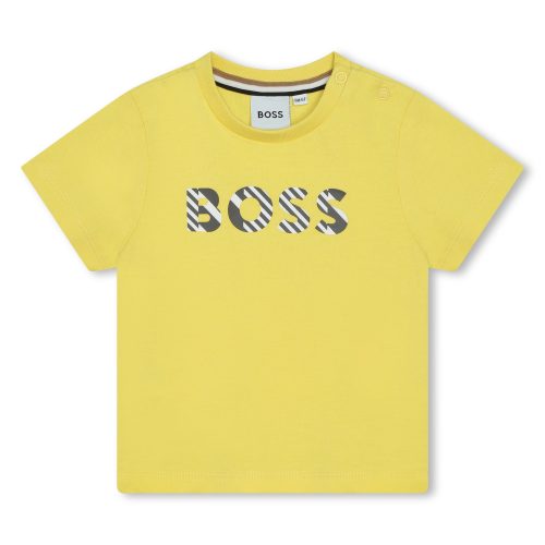 BOSS T-shirt manches courtes GARCON 18M Jaune