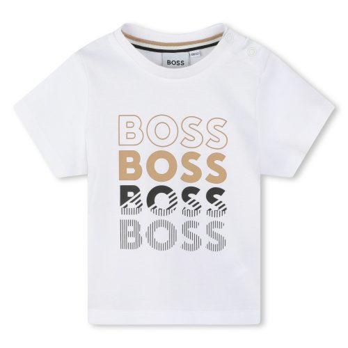 BOSS T-shirt manches courtes GARCON 18M Blanc
