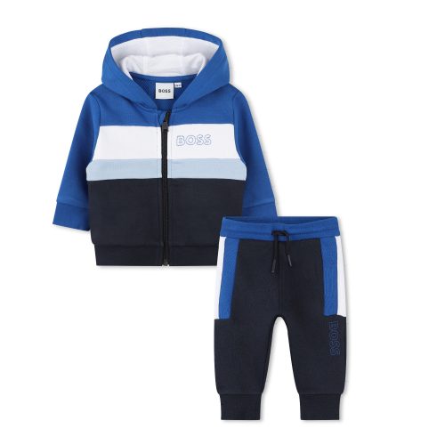BOSS Ensemble de jogging molletonné GARCON 18M Bleu