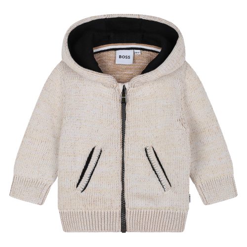 BOSS Cardigan à capuche GARCON 18M Beige