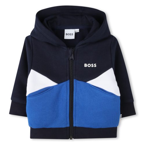 BOSS CARDIGAN A CAPUCHE GARCON 18M Bleu
