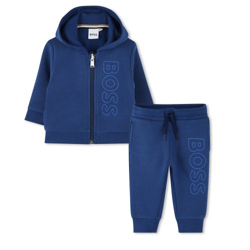 BOSS Ensemble jogging en molleton GARCON 18M Bleu