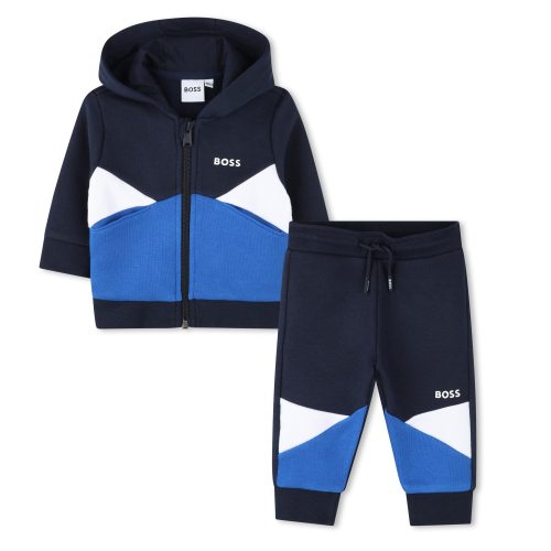 BOSS Ensemble jogging avec découpes GARCON 18M Bleu
