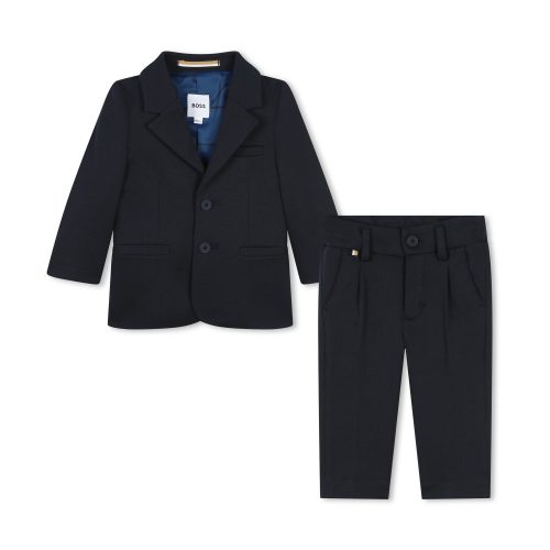 BOSS Ensemble de costume uni GARCON 18M Bleu