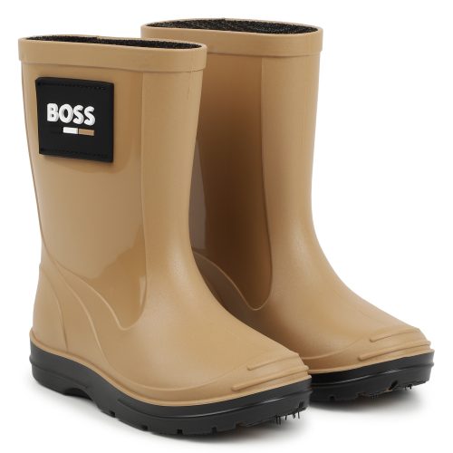BOSS Bottes de pluie bitexturées GARCON 30 Marron
