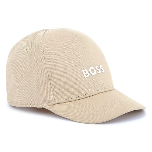 BOSS Casquette en coton à scratch GARCON 50 Beige