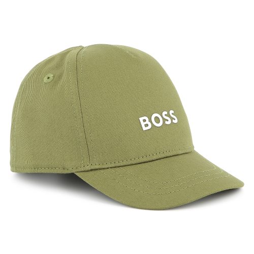 BOSS Casquette en coton à scratch GARCON 50 Vert