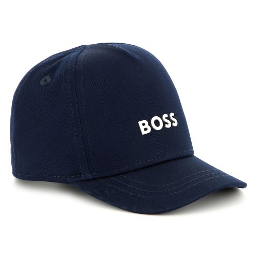 BOSS Casquette en coton à scratch GARCON 50 Bleu
