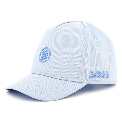 BOSS Casquette en coton à scratch GARCON 50 Bleu
