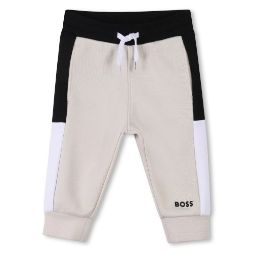 BOSS Pantalon de jogging molletonné GARCON 18M Beige