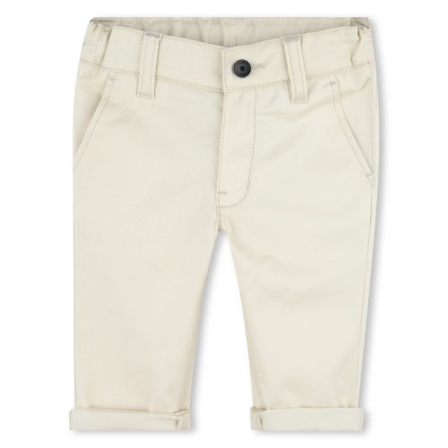 BOSS Pantalon chino en sergé GARCON 18M Beige