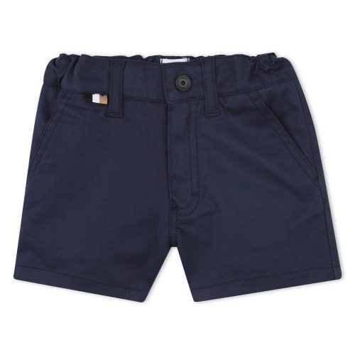 BOSS Short uni en coton GARCON 18M Bleu