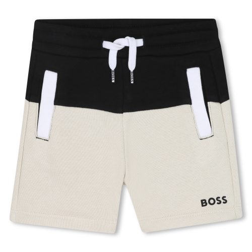 BOSS Short bicolore molletonné GARCON 18M Noir