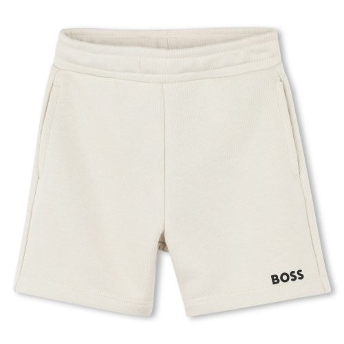 BOSS Short uni molletonné GARCON 18M Beige