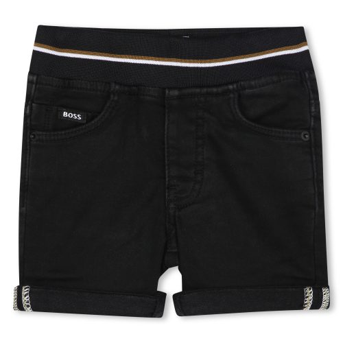 BOSS Short en jean à 5 poches GARCON 18M Noir