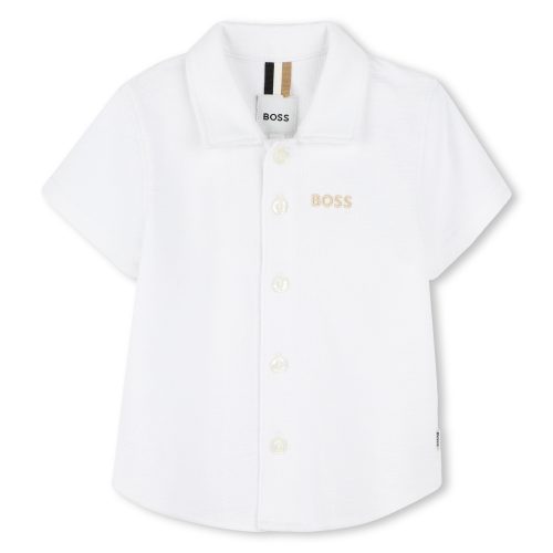 BOSS Chemise à manches courtes GARCON 18M Blanc