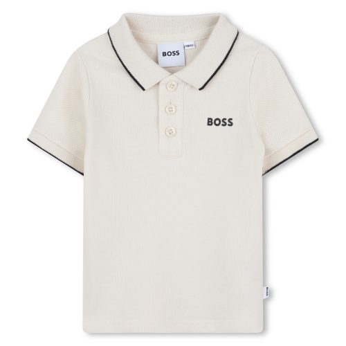 BOSS Polo à manches courtes GARCON 18M Beige