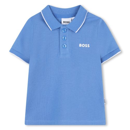 BOSS Polo à manches courtes GARCON 18M Bleu