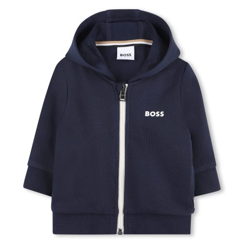 BOSS Cardigan de jogging à capuche GARCON 18M Bleu