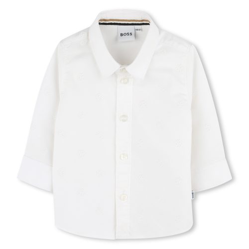 BOSS Chemise à manches longues GARCON 18M Blanc