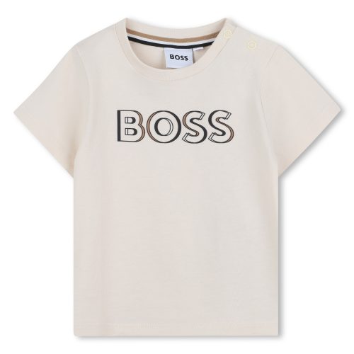 BOSS T-shirt à manches courtes GARCON 18M Beige
